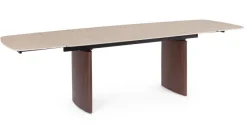 New Bizzotto TAVOLO ALL. MAILIS 180/260X90 NOCE/TRAV.