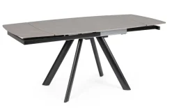 Discount Bizzotto TAVOLO ALL. RAILI 119.5/180X85 NERO/GRIG