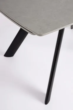 Discount Bizzotto TAVOLO ALL. RAILI 119.5/180X85 NERO/GRIG