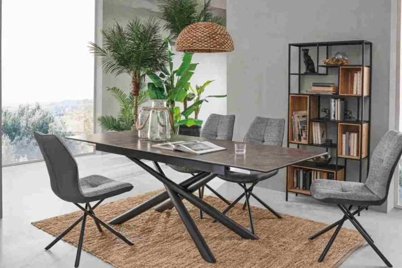 Discount Bizzotto TAVOLO CON PIANO IN CERAMICA - SEYFERT