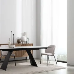 Clearance Bizzotto TAVOLO CON PIANO IN CERAMICA - BLAZAR