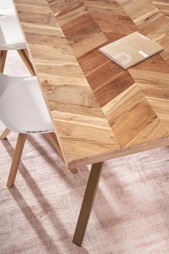 Clearance Bizzotto TAVOLO FISSO IN LEGNO 220X100 - RAIDA