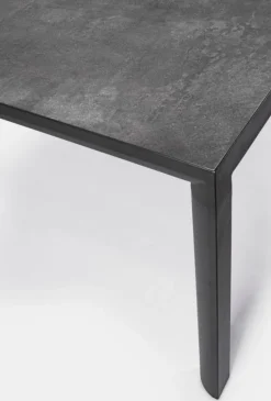 Clearance Bizzotto TAVOLO IN ALLUMINIO ANTRACITE JX55 - MASON