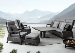 Hot Bizzotto TAVOLO IN ALLUMINIO ANTRACITE JX55 - TRUMAN