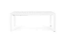 Outlet Bizzotto TAVOLO IN ALLUMINIO BIANCO CX21 - KIPLIN