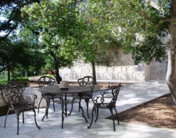 New Bizzotto TAVOLO IN ALLUMINIO D110 ANTRACITE - VICTORIA