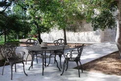 New Bizzotto TAVOLO IN ALLUMINIO D110 ANTRACITE - VICTORIA