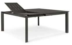 Outlet Bizzotto TAVOLO IN ALLUMINIO 110/160X160 ANTRACITE CX23 - KONNOR