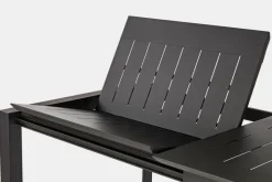 Clearance Bizzotto TAVOLO IN ALLUMINIO 160/240X100 ANTRACITE CX23 - KONNOR