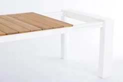 Bizzotto TAVOLO IN ALLUMINIO 228-294X100 BIANCO GK50 - CAMERON
