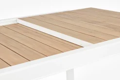Discount Bizzotto TAVOLO IN ALLUMINIO 160-240X100 BIANCO YK11 - BELMAR