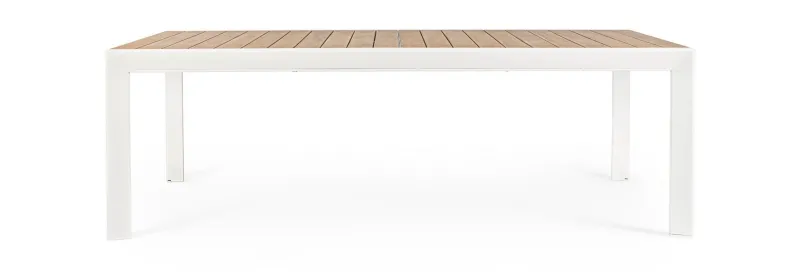 Online Bizzotto TAVOLO IN ALLUMINIO 220-340X100 BIANCO YK11 - BELMAR