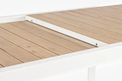 Online Bizzotto TAVOLO IN ALLUMINIO 220-340X100 BIANCO YK11 - BELMAR