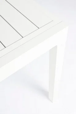Best Bizzotto TAVOLO IN ALLUMINIO 135/270X90 BIANCO YK11 - PELAGIUS