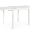 Bizzotto TAVOLO IN ALLUMINIO 83/166X80 BIANCO YK11 - PELAGIUS