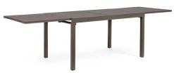 Sale Bizzotto TAVOLO IN ALLUMINIO 135-270X90 COFFEE YK14 - PELAGIUS