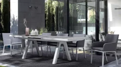 Best Bizzotto TAVOLO IN ALLUMINIO 205/265X103 LUNAR - KRION