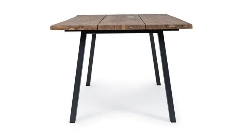 Online Bizzotto TAVOLO IN LEGNO ANTRACITE 160X90 - OSLO FSC