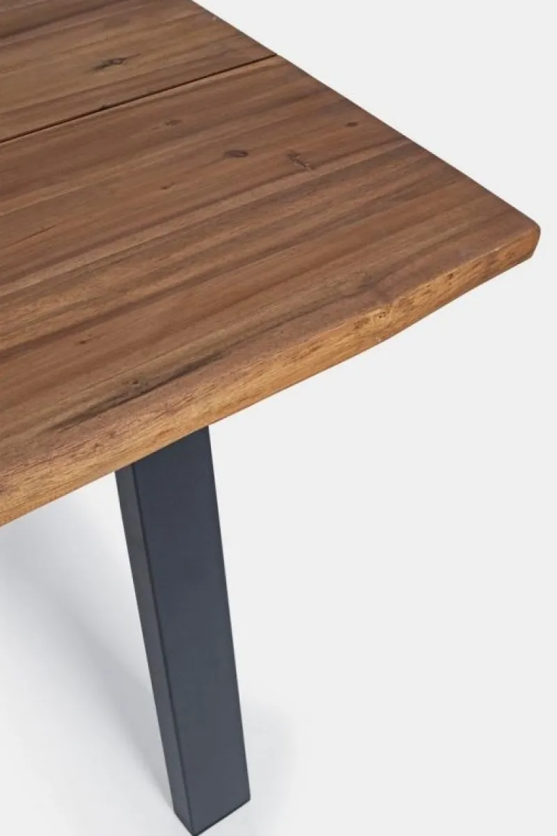 Online Bizzotto TAVOLO IN LEGNO ANTRACITE 160X90 - OSLO FSC