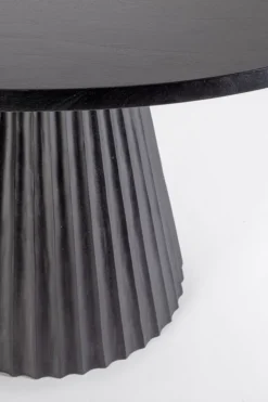 Sale Bizzotto TAVOLO IN LEGNO NERO D120 - ORISSA