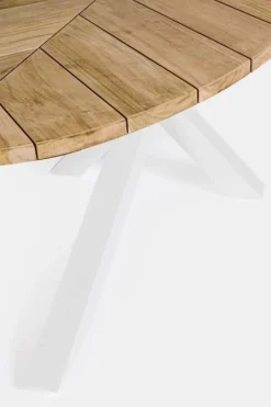 Hot Bizzotto TAVOLO IN TEAK BIANCO RT01 - PALMDALE