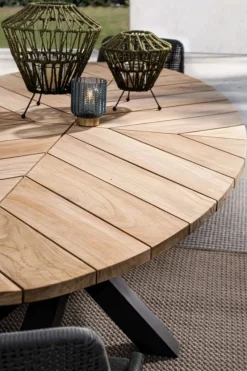 Hot Bizzotto TAVOLO IN TEAK CARBON RT02 - PALMDALE