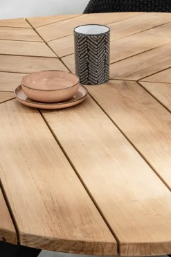 Discount Bizzotto TAVOLO IN TEAK CARBON RT02 - PALMDALE