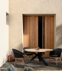 Discount Bizzotto TAVOLO IN TEAK CARBON RT02 - PALMDALE