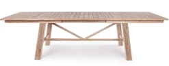 Outlet Bizzotto TAVOLO IN TEAK 220/300X100 - MARYLAND