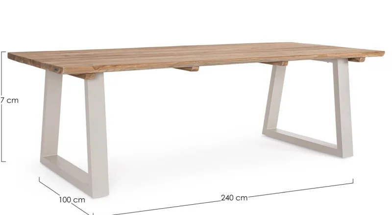 Best Bizzotto TAVOLO LEGEND 240X100 SILK