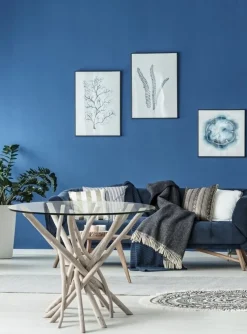 Online Bizzotto TAVOLO ROTONDO CON RIPIANO IN VETRO - SAHEL