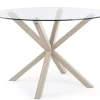 Discount Bizzotto TAVOLO ROTONDO IN VETRO - MAY
