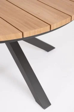 Clearance Bizzotto TAVOLO ZELMAR D130 ANTRACITE YK13