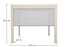 Hot Bizzotto TENDA RULLO PERGOLA OCEAN LATO 3M SETA