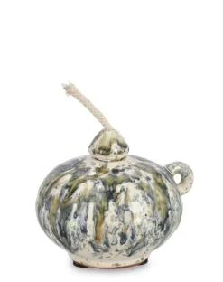 Bizzotto VASO CON STOPPINO ESMA MELAN VERD BLU H9