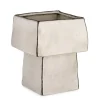 Bizzotto VASO NIKOS QUADRATO ALTO BIANCO H25
